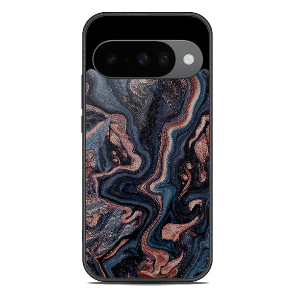 Marble Series Soft Phone Case - Metal Case - Design 4 - Google Pixel 10