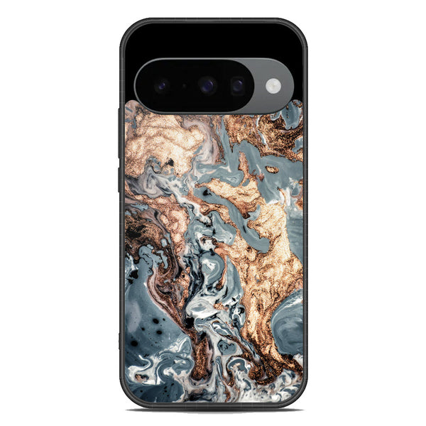 Marble Series Soft Phone Case - Metal Case - Design 5 - Google Pixel 10