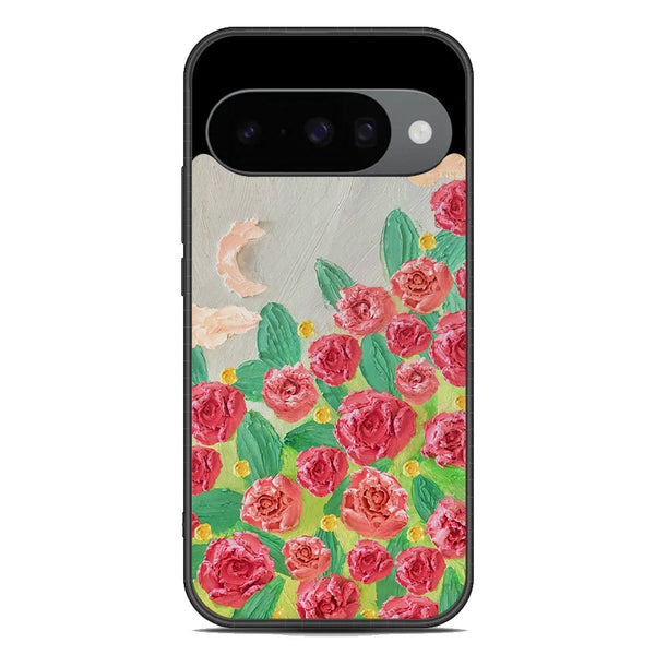 Floral Series Soft Phone Case - Metal Case - Design 10 - Google Pixel 10