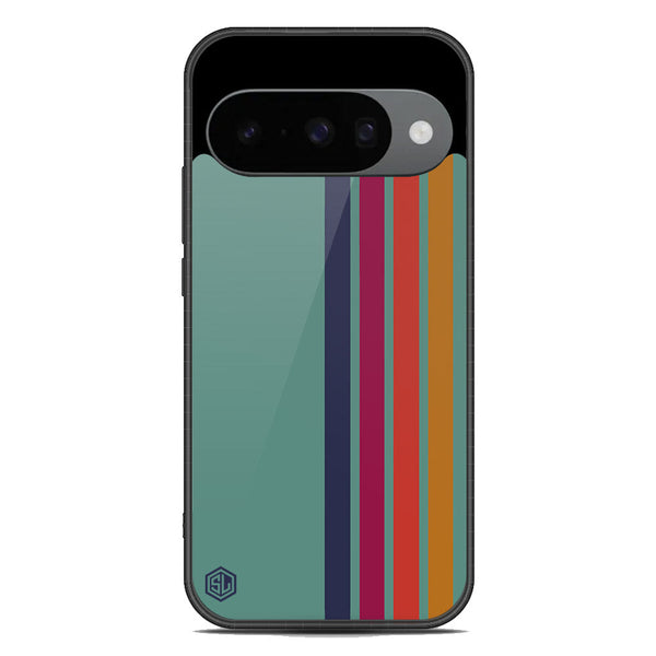Retro Stripes Series Soft Phone Case - Metal Case - Design 5 - Google Pixel 10