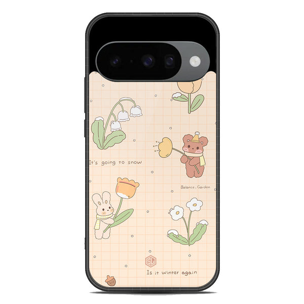 Cute Korean Design Series Soft Phone Case - Metal Case - Design 4 - Google Pixel 10