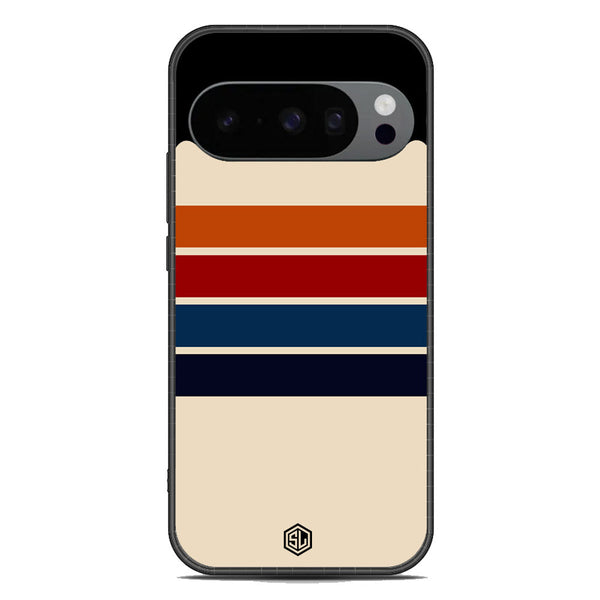 Retro Stripes Series Soft Phone Case - Metal Case - Design 3 - Google Pixel 10 Pro XL