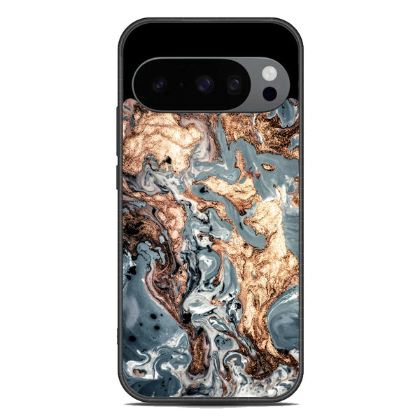 Marble Series Soft Phone Case - Metal Case - Design 5 - Google Pixel 10 Pro XL