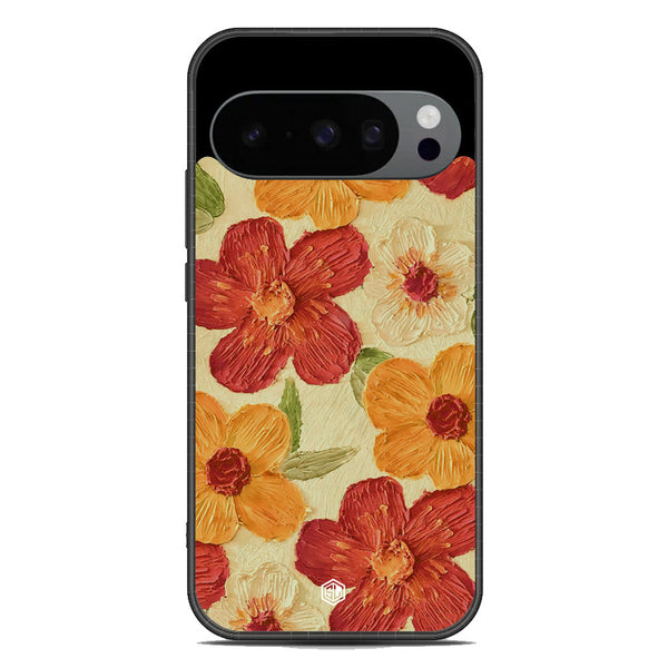 Floral Series Soft Phone Case - Metal Case - Design 6 - Google Pixel 10 Pro