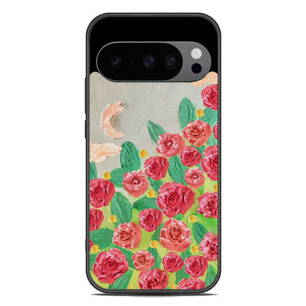 Floral Series Soft Phone Case - Metal Case - Design 10 - Google Pixel 10 Pro XL