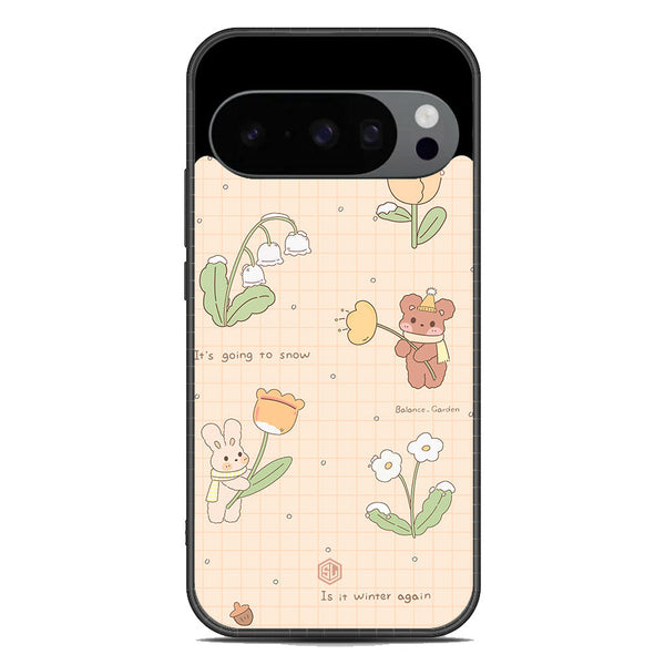 Cute Korean Design Series Soft Phone Case - Metal Case - Design 4 - Google Pixel 10 Pro