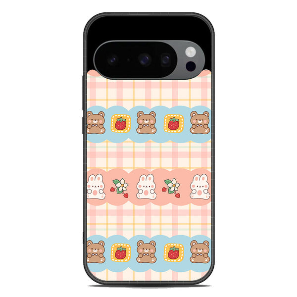 Cute Korean Design Series Soft Phone Case - Metal Case - Design 5 - Google Pixel 10 Pro