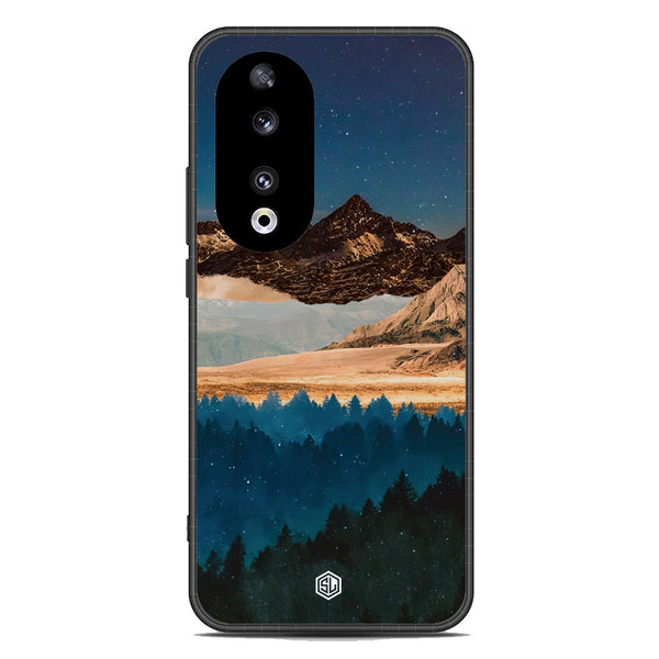 Mountains Wanderlust Series Soft Phone Case - Metal Case - Design 1 - Honor 90