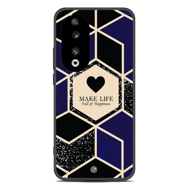 Happiness Series Soft Phone Case - Metal Case - Design 1 - Honor 90