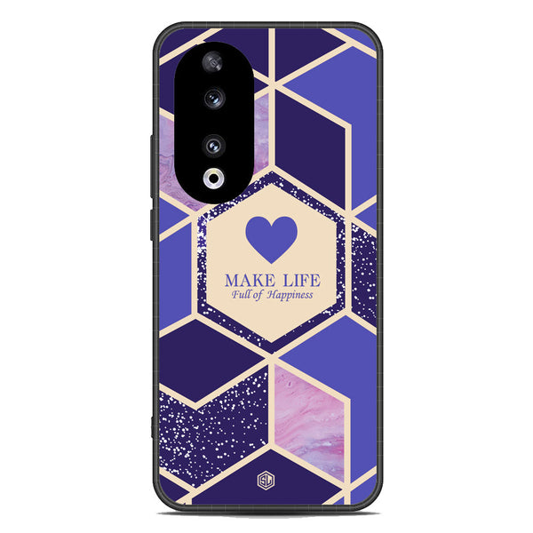 Happiness Series Soft Phone Case - Metal Case - Design 2 - Honor 90