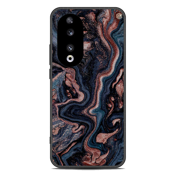Marble Series Soft Phone Case - Metal Case - Design 4 - Honor 90