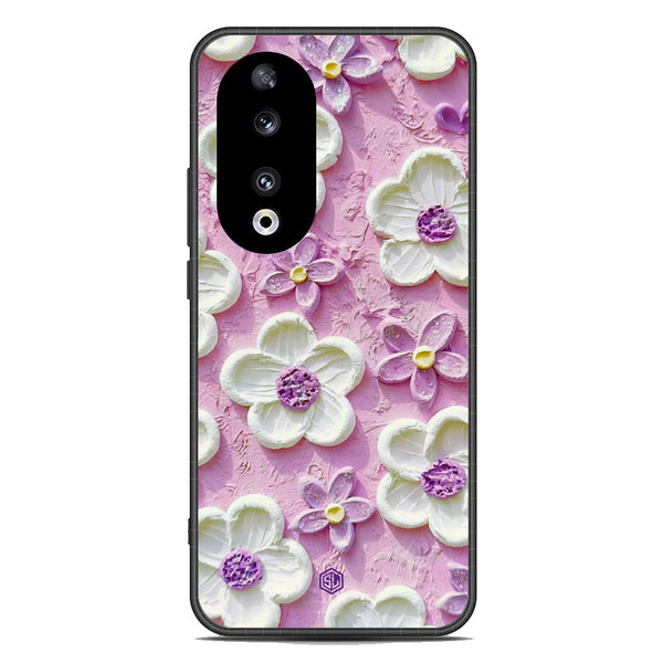 Floral Series Soft Phone Case - Metal Case - Design 4 - Honor 90
