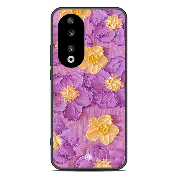 Floral Series Soft Phone Case - Metal Case - Design 8 - Honor 90