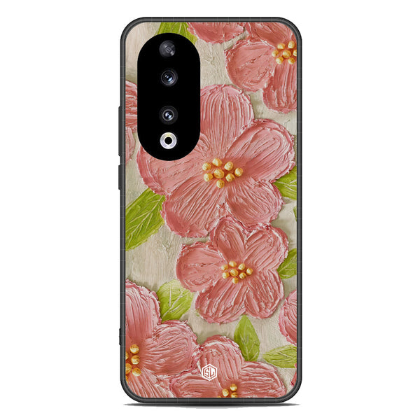 Floral Series Soft Phone Case - Metal Case - Design 9 - Honor 90