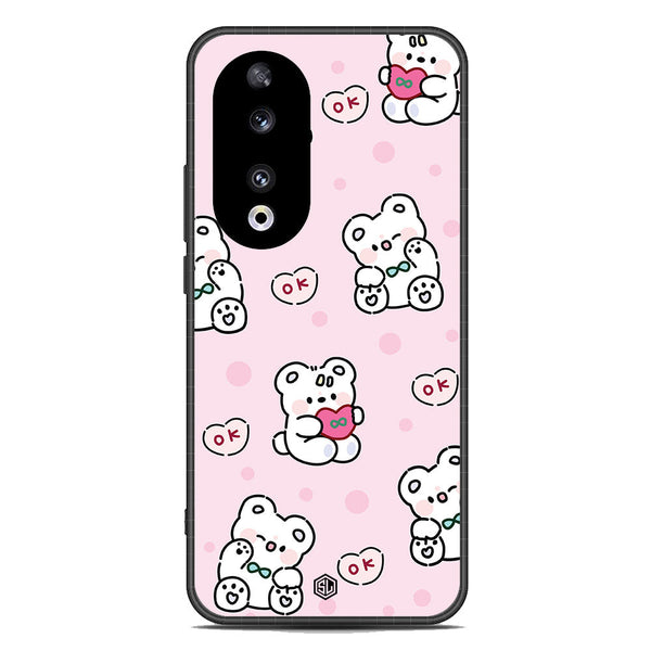 Cute Chic Series Soft Phone Case - Metal Case - Design 1 - Honor 90