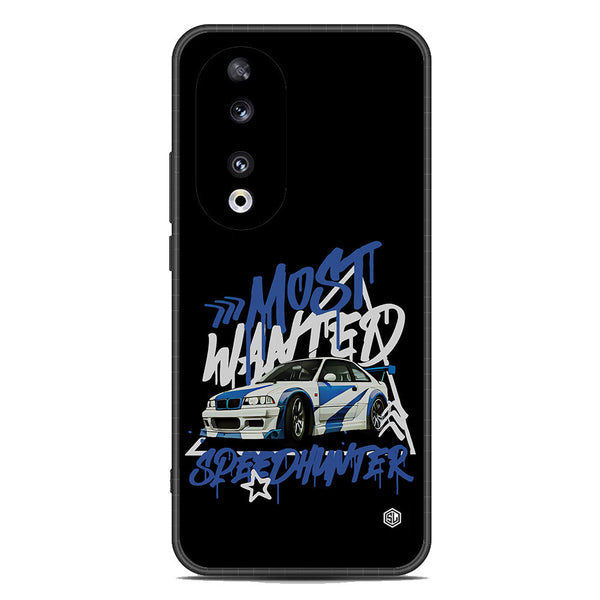 Most Wanted Speedhunter Series Soft Phone Case - Metal Case - Design 1 - Honor 90