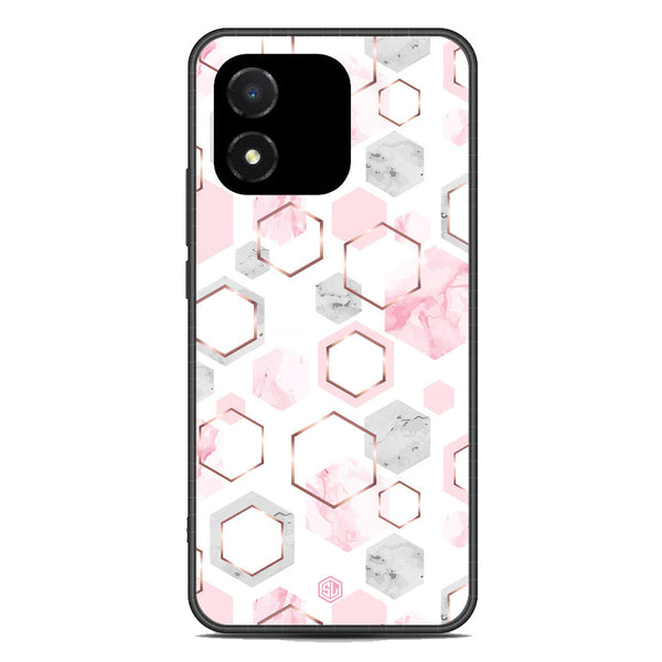 Stylish Marble Series Soft Phone Case - Metal Case - Design 4 - Honor X5