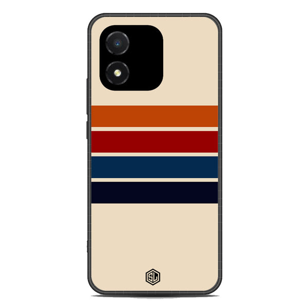 Retro Stripes Series Soft Phone Case - Metal Case - Design 3 - Honor X5
