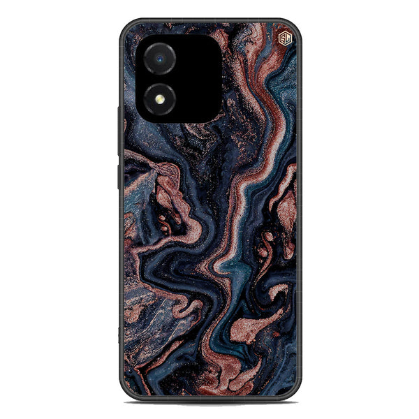Marble Series Soft Phone Case - Metal Case - Design 4 - Honor X5