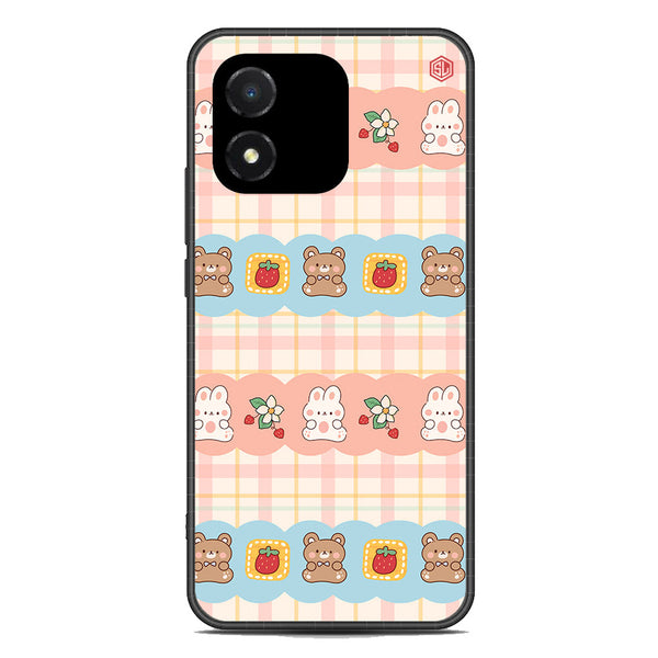 Cute Korean Design Series Soft Phone Case - Metal Case - Design 5 - Honor X5