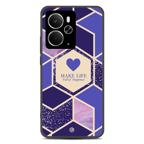 Happiness Series Soft Phone Case - Metal Case - Design 2 - Realme 14