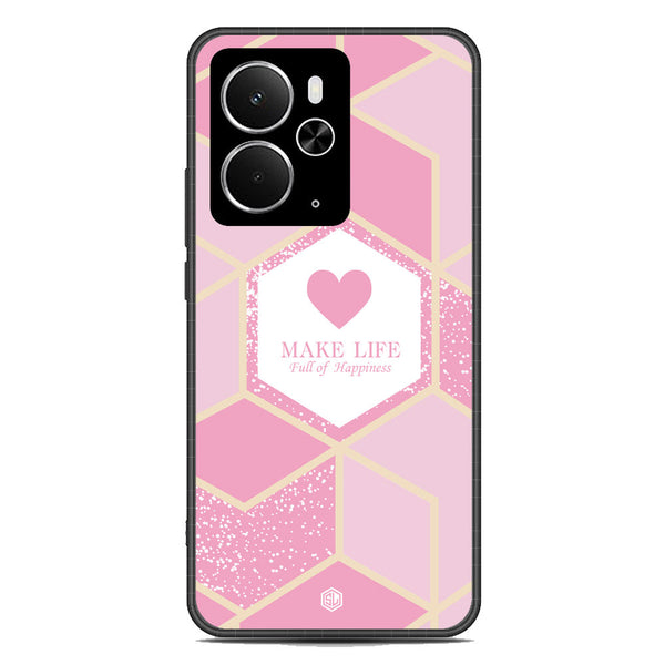 Happiness Series Soft Phone Case - Metal Case - Design 3 - Realme 14