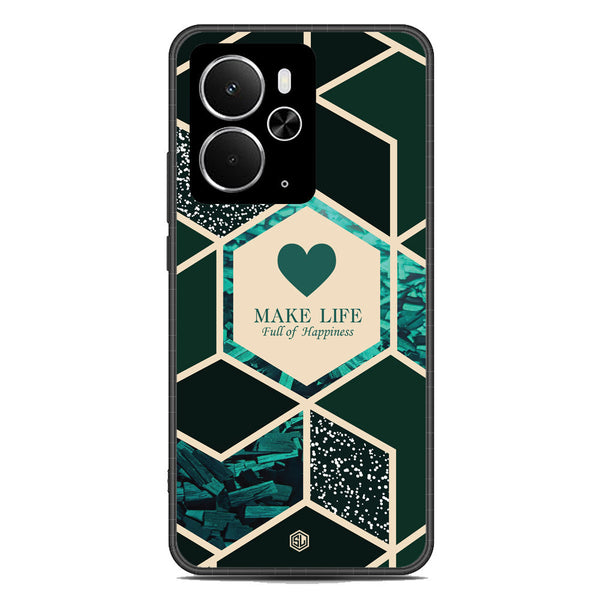 Happiness Series Soft Phone Case - Metal Case - Design 4 - Realme 14