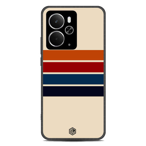 Retro Stripes Series Soft Phone Case - Metal Case - Design 3 - Realme 14