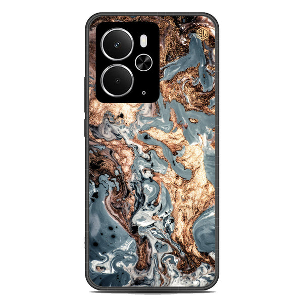 Marble Series Soft Phone Case - Metal Case - Design 5 - Realme 14