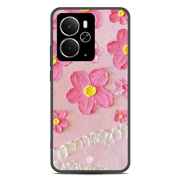 Floral Series Soft Phone Case - Metal Case - Design 2 - Realme 14
