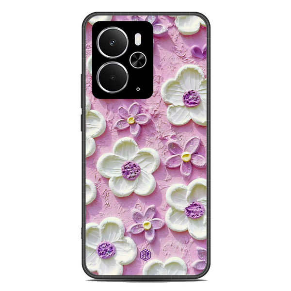 Floral Series Soft Phone Case - Metal Case - Design 4 - Realme 14