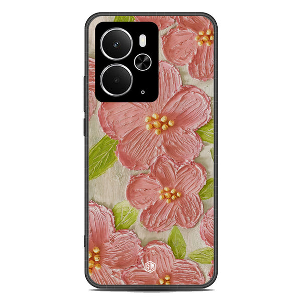 Floral Series Soft Phone Case - Metal Case - Design 9 - Realme 14