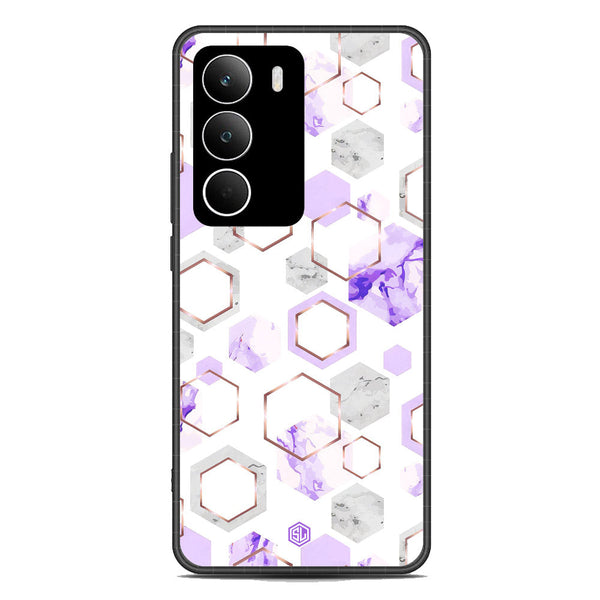 Stylish Marble Series Soft Phone Case - Metal Case - Design 5 - Realme C71