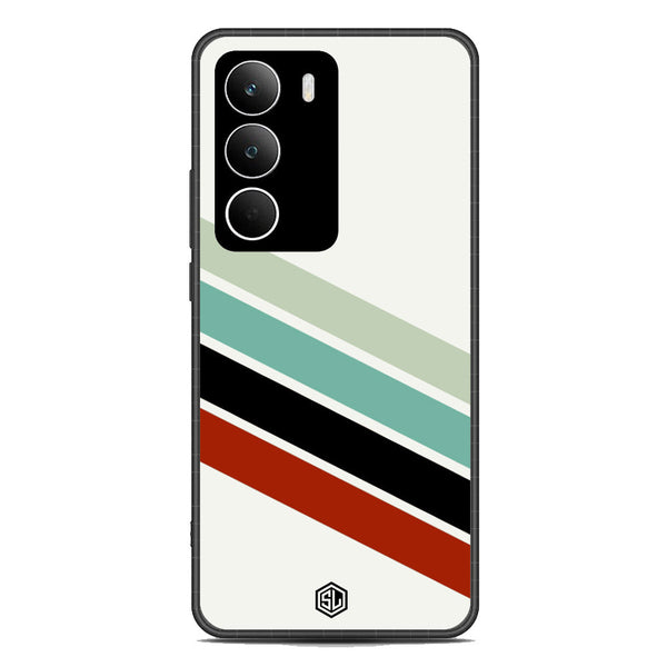 Retro Stripes Series Soft Phone Case - Metal Case - Design 2 - Realme C71