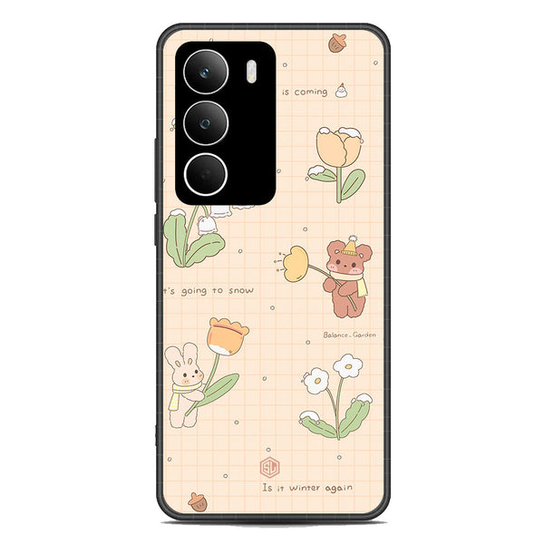Cute Korean Design Series Soft Phone Case - Metal Case - Design 4 - Realme C71
