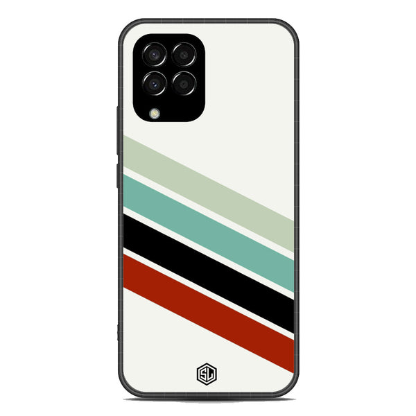 Retro Stripes Series Soft Phone Case - Metal Case - Design 2 - Samsung Galaxy M33