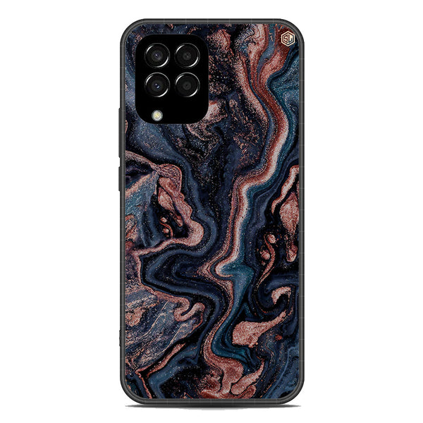 Marble Series Soft Phone Case - Metal Case - Design 4 - Samsung Galaxy M33