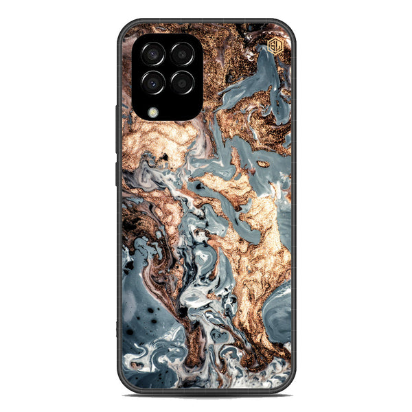 Marble Series Soft Phone Case - Metal Case - Design 5 - Samsung Galaxy M33