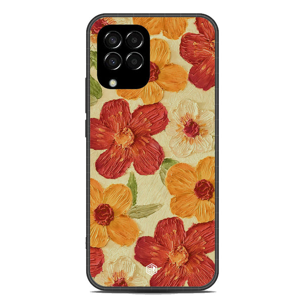 Floral Series Soft Phone Case - Metal Case - Design 6 - Samsung Galaxy M33