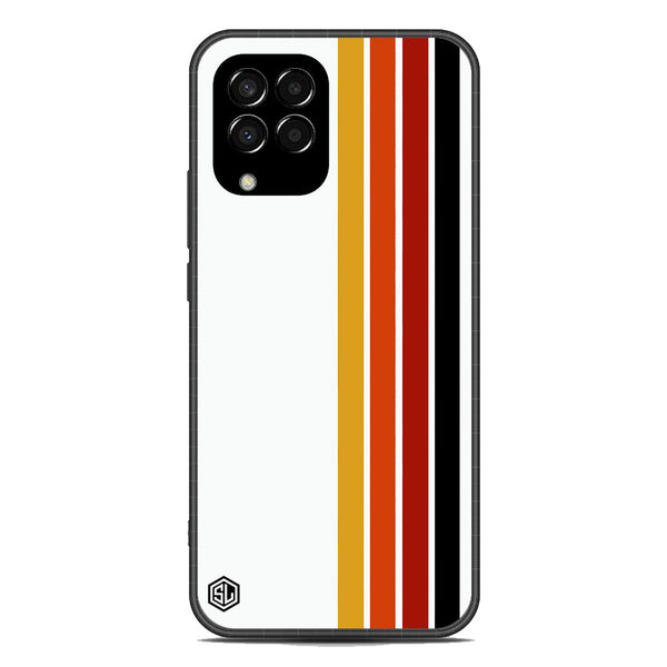 Retro Stripes Series Soft Phone Case - Metal Case - Design 4 - Samsung Galaxy M33
