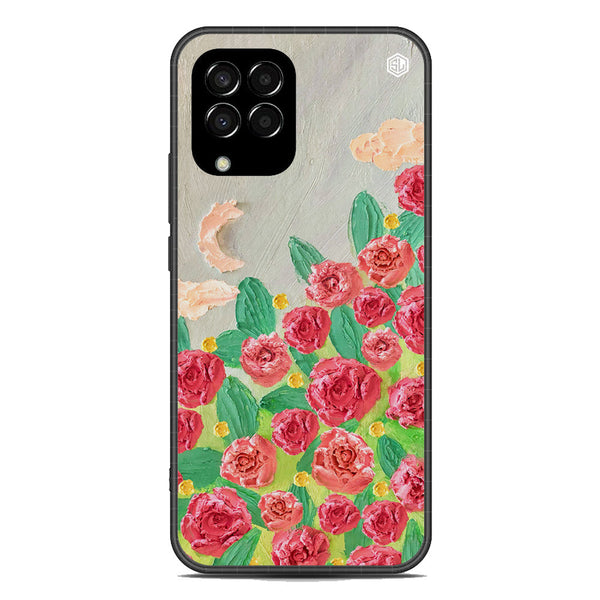 Floral Series Soft Phone Case - Metal Case - Design 10 - Samsung Galaxy M33