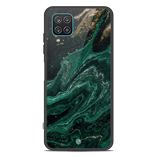 Marble Series Soft Phone Case - Premium Glass Case - Design 3 - Samsung Galaxy A12 Nacho