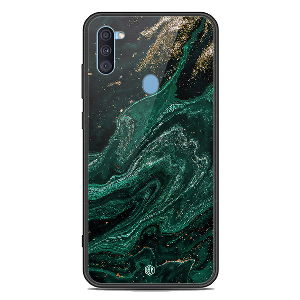 Marble Series Soft Phone Case - Premium Glass Case - Design 3 - Samsung Galaxy A11