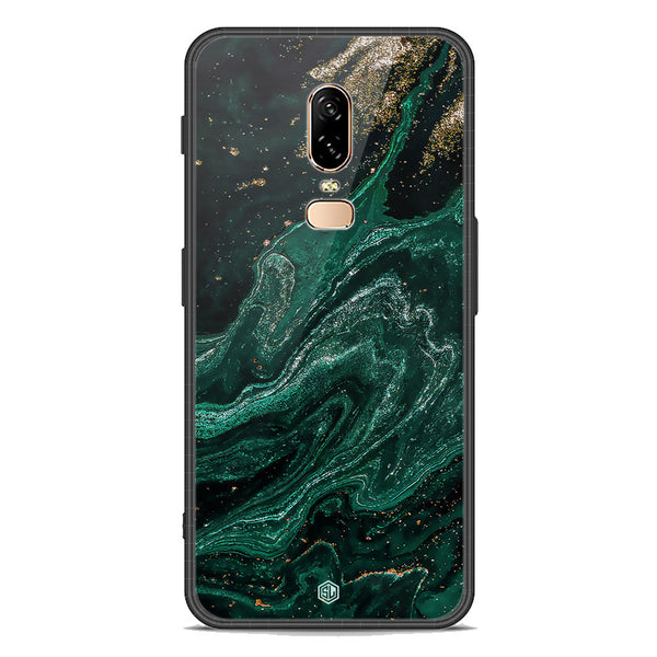 Marble Series Soft Phone Case - Premium Glass Case - Design 3 - OnePlus 6