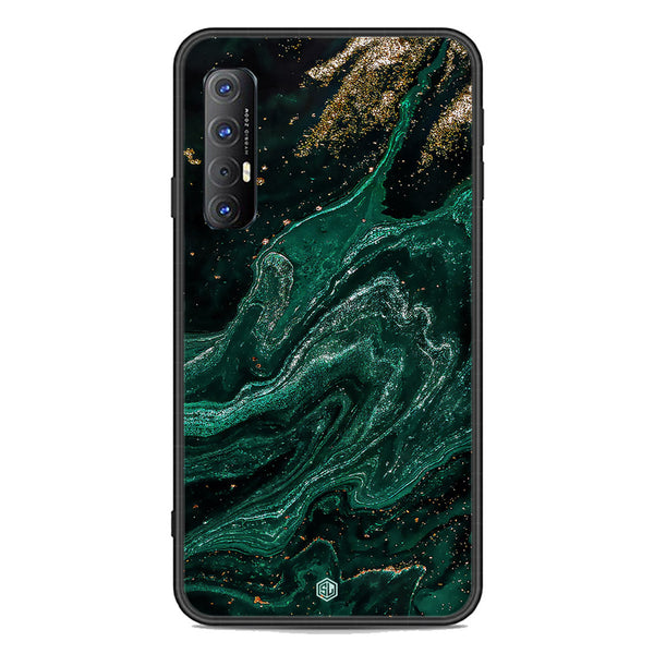 Marble Series Soft Phone Case - Premium Glass Case - Design 3 - Oppo Reno 3 Pro