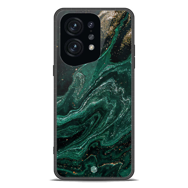 Marble Series Soft Phone Case - Premium Glass Case - Design 3 - Oppo Find X5