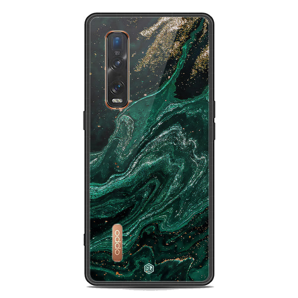 Marble Series Soft Phone Case - Premium Glass Case - Design 3 - Oppo Find X2 Pro