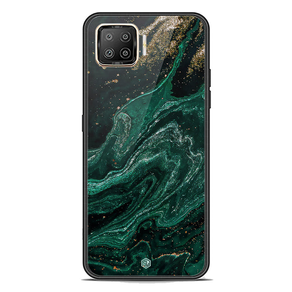 Marble Series Soft Phone Case - Premium Glass Case - Design 3 - Oppo Reno 4F