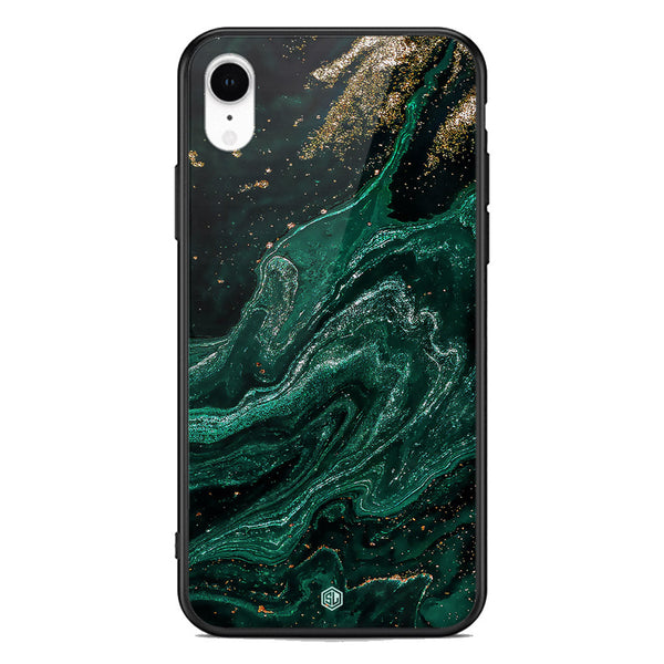 Marble Series Soft Phone Case - Premium Glass Case - Design 3 - iPhone XR