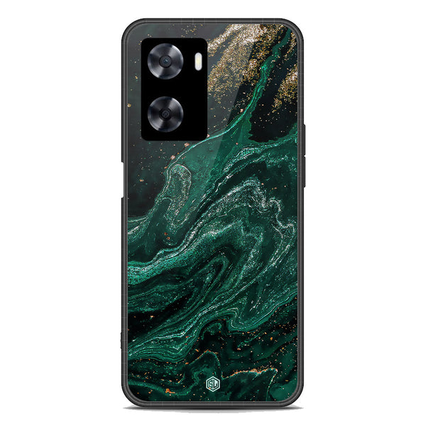 Marble Series Soft Phone Case - Premium Glass Case - Design 3 - Oppo A77 4G
